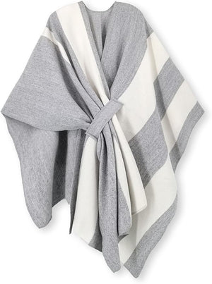 Moss Rose Women's Shawl Wrap Poncho Ruana Cape Open Front Cardigan Shawls for Fall Winter