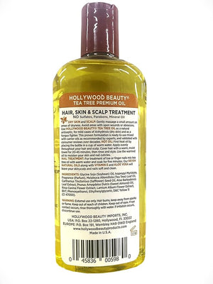 Hollywood Beauty Tea Tree Oil Skin &amp Scalp Treatment 8 oz (Pack of 3)