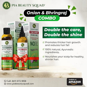 Onion and Bhringraj oil combo