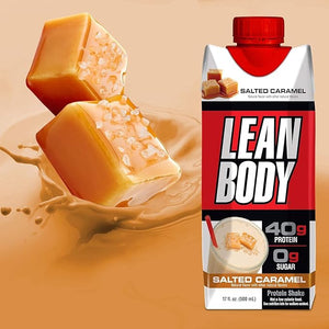 LABRADA Lean Body Ready-to-Drink Bottle Salted Caramel 12 Count