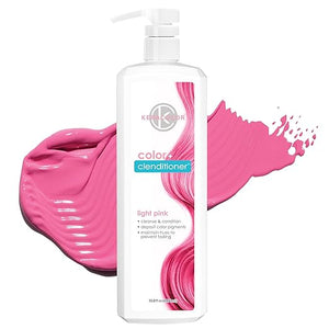 Keracolor Color + Clenditioner 3-in-1 Color-Depositing Conditioner Gentle Cleansing Conditioner Infusing Semi-Permanent Hair Color 9 Shades 33.8 Fl Oz