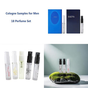 Mens Cologne Sample Sets Designer High End Perfume Cologne Samples for Men Discover 18 Brands Men¡¯s Fragrance Sampler Vial Set Travel Perfume Collection