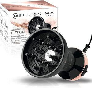 Bellissima Diffon Hair Diffuser and Ceramic Curly Hair Dryer - DF1 5000 - Lightweight and Compact