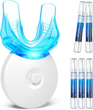 Teeth Whitening Kit ? 3 Teeth Whitening Pens + 2 Desensitizing Pens ? LED Light ? 35% Carbamide Peroxide ? Safe &amp Dentist-Recommended ? Fast 7-Day Visible Whitening + Remineralizing Care(Grape)