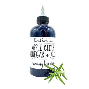 Rosemary Apple Cider Vinegar Hair Rinse - Herbal Infused ACV and Aloe Vera - 8 fl oz
