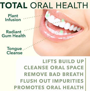 Antioxidant Oil Pulling Super Oral Conditioner with Cold Pressed Sesame Neem Moringa &amp Coconut Oil for Teeth &amp Gum Health - 18 Botanical Extracts CoQ10 &amp Vitamins Refreshing Anise Fla
