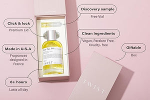 Twist Glow No. 99 - Inspired by Chlo.e EDP Long-Lasting Perfume for Women Rose &amp Peony Vegan Clean Ingredients Fragrance ? Spray 100 ml | 3.4 fl. oz.