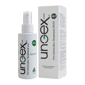 Ungex Pro-Demodex Treatment | Herbal Leave-On Spray for Skin &amp Scalp Care | Natural Formula | PDT