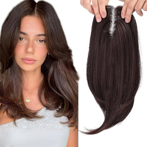 Clip in Hair Pieces for Women Toppers bangs hair clip Thinning Extensions Pieces Wiglets Covers Sparse hair loss