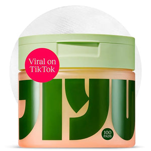 JiYu Toning Polish Pads - Korean Skincare for Dark Spots Wrinkles &amp Dull Skin - Hydrating Facial Treatment with Snail Mucin Niacinamide Peptides &amp Centella - 100 Count