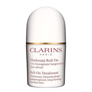 Clarins Roll-On Antiperspirant Deodorant | Alcohol Free | No White Residue | Long Lasting Non-Sticky Formula| All Skin Types Including Sensitive Skin | 1.7 Ounces