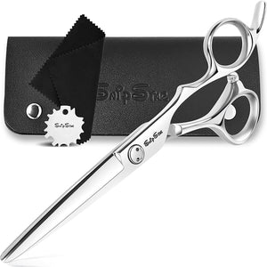 High-End Hair Scissors Professional with CNC Tech 6.5 Extremely Sharp Hair Cutting Scissors 440C Steel Barber Scissors Convex Blades Haircut Hair Shears for Women Men Salon &amp Home Hairdressin