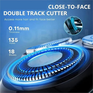 SH30 Shaving Head Razor BladeCompatible For Philips NorelcoSeries 3000 2000 1000 Replacement Heads(6pcs)