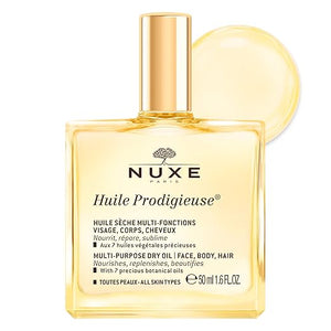 Nuxe Huile Prodigieuse Multi-Purpose Dry Oil - Radiant Glow and Lightweight Hydration for Face Body &amp Hair. Nourishes Repairs and Enhances