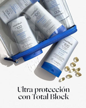 TOTAL BLOCK Sunblock SPF100 Blue Light RSF 99 % High Protection by Yanbal