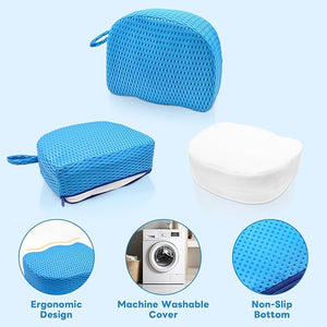 Hot Tub Booster Seat Weighted SPA Hot Tub Booster Seat for Adults 3D Air Mesh Hot Tub Seat Accessory Non-Slip Micro Dot Bottom Indoor or Outdoor Quick Dry Hot Tub Cushion