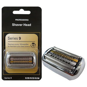 New Men 92B Electric Shaver Head Replacement Cassette Fits for Br-aun all Series 9 Electric Razors 9290cc9291cc9370cc9293s9385cc 9390cc9330s9296cc by XSPANDER