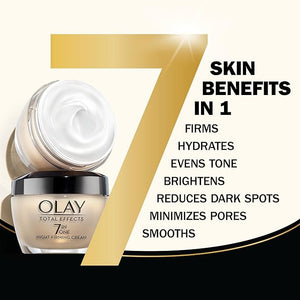 Olay Total Effects Night Firming Cream Face Moisturizer 1.7 oz