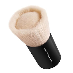 bareMinerals Beautiful Finish Foundation Brush Foundation Blending Brush Holds Loose Powder Foundation Build Coverage Synthetic Fibers Vegan