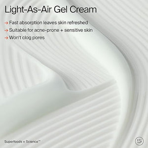 Youth To The People Superfood Air-Whip Moisture Cream - Kale + Green Tea Hyaluronic Acid Face Moisturizer Smooths + Hydrates Up to 48HR with Dewy Glow Non-Greasy Lightweight Gel Non-comedogenic