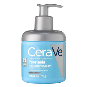 CeraVe Moisturizing Cream for Psoriasis Treatment With Salicylic Acid for Dry Skin Itch Relief &amp Urea for Moisturizing Fragrance Free &amp Allergy Tested 8 Oz