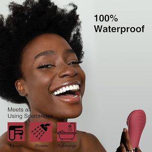 Face Scrubber N?graCoola CLIE Facial Cleansing Brush Waterproof and Rechargeable Face Scrub Brush for Men &amp Women Cleansing Exfoliating and Massaging Electric Face Wash Brush - Berry