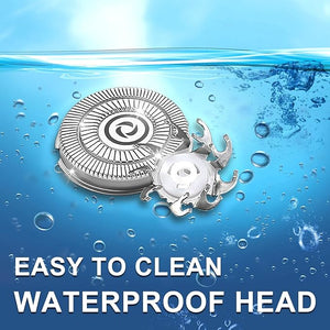 Head Shaver Replacement Heads Compatible with Sk-ull Shaver Pitbull Gold PRO Pitbull Silver PRO Palm Pitbull Platinum PRO Electric Razor Replacement head for Superior Shaving (12 PACKS)