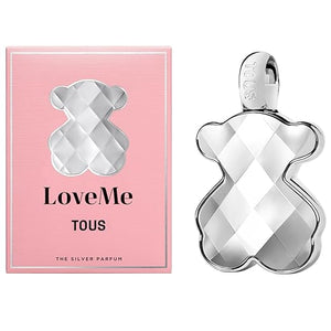 TOUS LoveMe the Silver Parfum for Women Long-Lasting Floral Fragrance Elegant Scent with Notes of Rose Jasmine and Musk. Long-Lasting Scent for Everyday Wear 3 Fl Oz