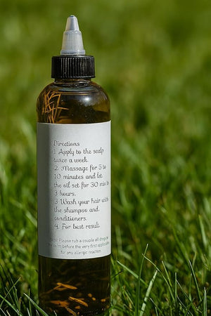 Scalp Treatment for Hair Fall Prevention Organic Herbal Formula Repairs Damaged Hair Silky Smooth Hair (8.45 FL Oz)