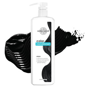 Keracolor Color + Clenditioner 3-in-1 Color-Depositing Conditioner Gentle Cleansing Conditioner Infusing Semi-Permanent Hair Color 9 Shades 33.8 Fl Oz