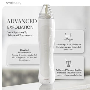 PMD Personal Microderm Pro - At-Home Microdermabrasion Machine with Kit for Face &amp; Body Exfoliating Crystals and Vacuum Suction for Fresh, Radiant Skin &amp; High Low Speed Option(Pack of 1)