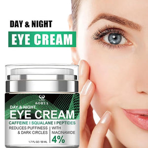 SORYA Caffeine Eye Cream Dark Circles Puffiness Wrinkles Fine Lines Under-Eye Bags Anti-Aging Collagen Revitalize Your Look with Our Advanced Formula for a Youthful Glow