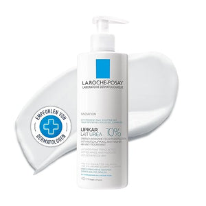 La Roche-Posay Lipikar Urea 10% Roughness Smoothing Lotion Body Lotion For Dry Skin With 10% Urea + Shea Butter + Allantoin Rough And Bumpy Skin Lotion Softens &amp Smooths Skin With 1 Application