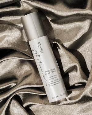 Platinum Silkening Heat Cr?me | Brilliant Shine Thermal Styler | Reduces Hot Tool Passes by 50% | Prevents Breakage &amp Improve Manageability | Heat Protectant | All Hair Types | 3.4 fl. Oz