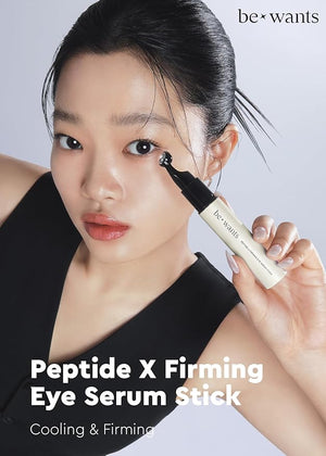 Bewants Peptide-X Firming Eye Serum Stick with Rice-Derived PDRN, Cooling Treatment for Puffiness, Dark Circles &amp; Fine Lines (1 Pack)