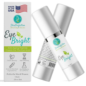 Skin Perfection Eye Bright Anti-aging Eye Cream 25% Argireline 15% Matrixyl 8% Pepha Tight Hyaluronic Acid Crow's Feet Lift Lids Under-eye Dark Circles Puffiness Antioxidants 0.5 Oz