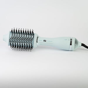Taiff - Blow Dryer Brush | 2-in-1 Volumizing Hot Air Brush with Ion &amp; Tourmaline Technology | 1200W DC Motor for Fast Drying &amp; Styling | Detachable Head, Advanced Bristles, Monovolt Safety