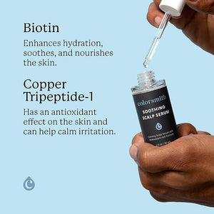 Soothing Scalp Serum Biotin and Copper Tripeptide Formula Antioxidant-Rich 1 fl oz