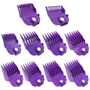 New 1/16¡±- 1¡± Magnetic Hair Clipper Guards Comb 10pcs/Set Compatible for Andis Master Trimmer Guard
