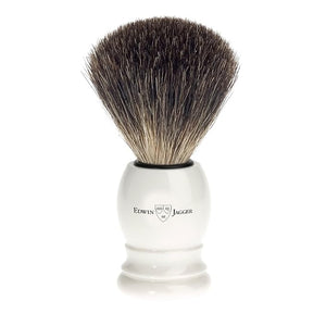 Edwin Jagger Pure Badger Shaving Brush (Imitation Ivory)