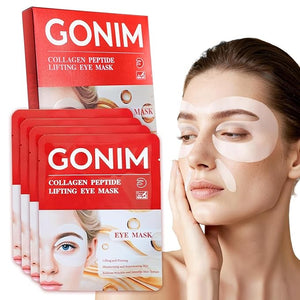 GONIM Under Eye Patches 360¡Æ Fit Eye Mask with Collagen Peptide Salmon DNA PDRN Retinol &amp Niacinamide Eye Patches for Puffy Eyes and Dark Circles Travel Essentials 4 pairs