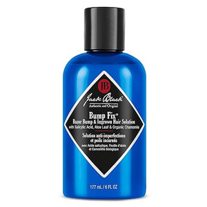 Jack Black Bump Fix 6 Fl. Oz. ? Acne Razor Bump &amp Ingrown Hair Solution ? Moisturizing Acne Treatment for Face Aftershave for Razor Bumps Ingrown Hair Serum for Men