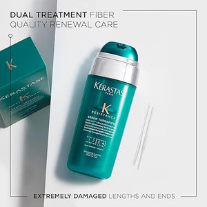 KERASTASE Resistance Serum Therapiste - Repairing Hair Serum Restores Very Damaged Hair Intensely Hydrates and Heat Protects Up To 450 Degrees