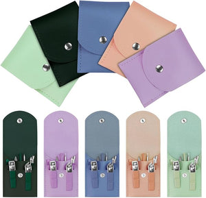 Manicure Set Bulk Nail Clippers Kit Stainless Steel Fingernail Clippers Set Sturdy Nail Tip Cutter Trimmers Professional Grooming Toenail Clippers Personal Pedicure Kits Gift (10 Pack 9 in 1)