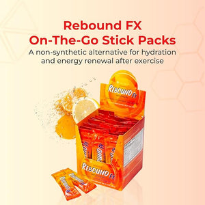 Youngevity Rebound FX¢â Citrus Punch On-The-Go Stick Packs ? 30 Count Box ? Sports Energy Drink with Vitamins Amino Acids and Electrolytes ? Natural Caffeine ? Supports Hydration and Recovery
