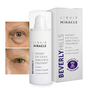 Beverly Hills Instant Facelift Anti Aging Eye Serum Treatment for Dark Circles Puffy Eyes Wrinkles Under Eye Bags Fine Lines and Crows Feet | 30mL (120 Days Supply)