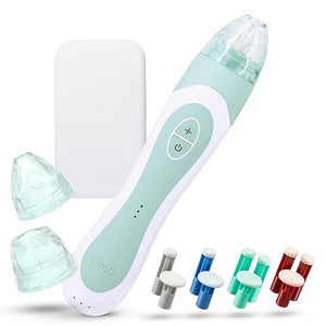 PMD Beauty Personal Microderm Elite Microdermabrasion Machine Kit for Face Body-Exfoliating Crystals and Vacuum Suction for Fresh Radiant Skin-Three Speed and Suction