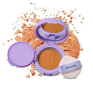 TRUHAIR Root &amp Scalp Cover Up Pressed Powder Compact Waterproof Weightless Hair Coverage &amp Bald Spot Concealing Root Touch Up Hair Color for Gray Coverage &amp Thinning Areas 0.35 Oz (Aub