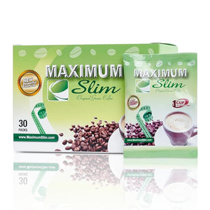 Maximum Slim Original Green Coffee ?Premium 4-in-1 Formula with Natural Herbal Extracts for Energy &amp Vitality. Creamy &amp Delicious for Maximum Satisfaction. No Messy Side Effects-Made in the US
