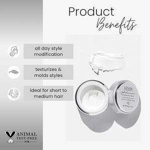 Platinum Working Wax 15 | Matte Finish Styler | Provides Medium Flexible Hold | Non-Greasy | Cr?me-Based Formula To Texturize &amp Mold Styles | All Hair Types